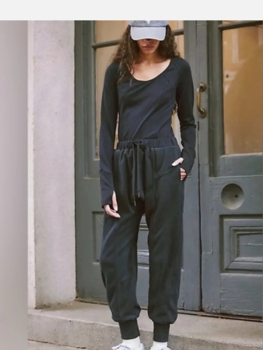 Free People Movement Make It Count Onesie black Size M - Picture 4 of 6
